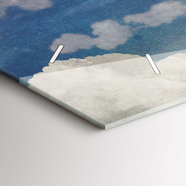 Zegar szklany poziomy Dziewczyna na księżycu