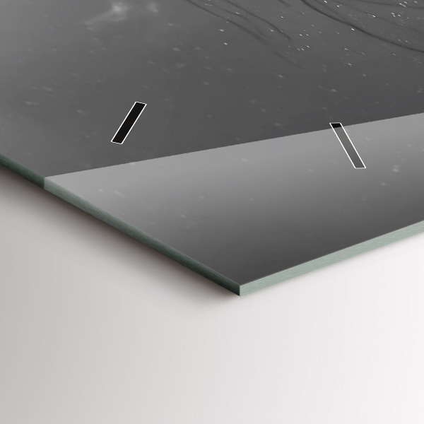 Zegar ścienny poziomy Usta kobiety