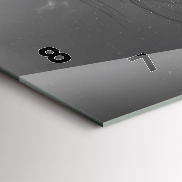 Zegar ścienny poziomy Usta kobiety