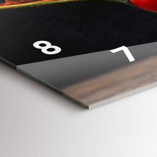 Zegar szklany poziomy Papryczka Pepperoni