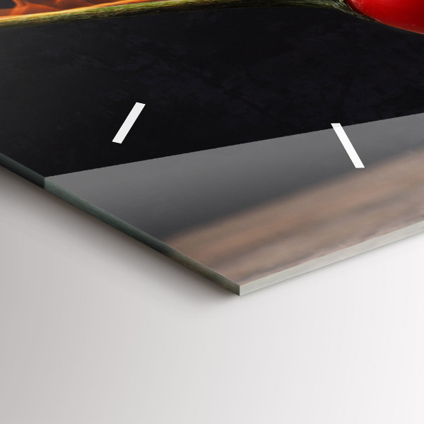 Zegar szklany poziomy Papryczka Pepperoni