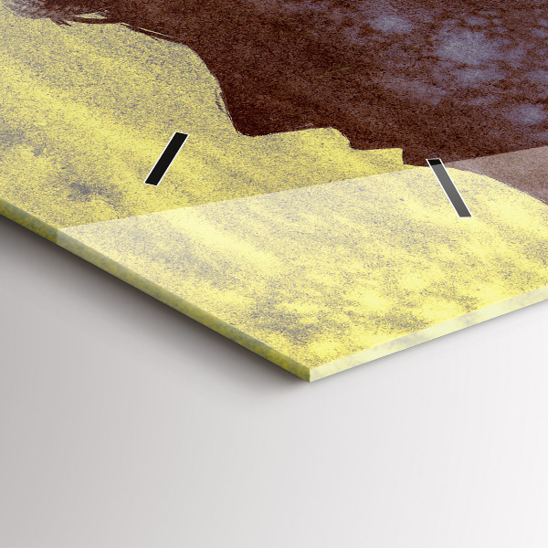 Zegar szklany poziomy Kobieta w lesie