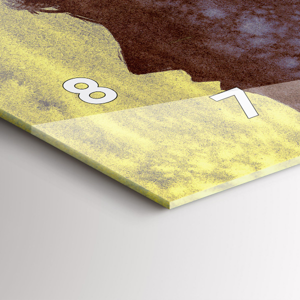 Zegar szklany poziomy Kobieta w lesie