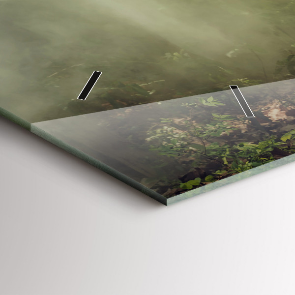 Zegar szklany poziomy Dzieci prowadzące słonia