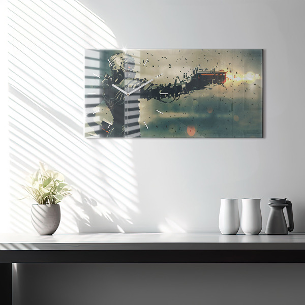 Zegar szklany poziomy Zabójcza broń gra