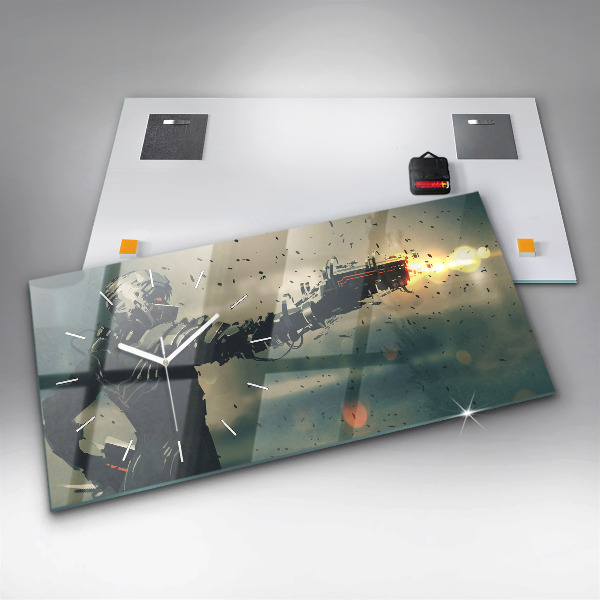 Zegar szklany poziomy Zabójcza broń gra