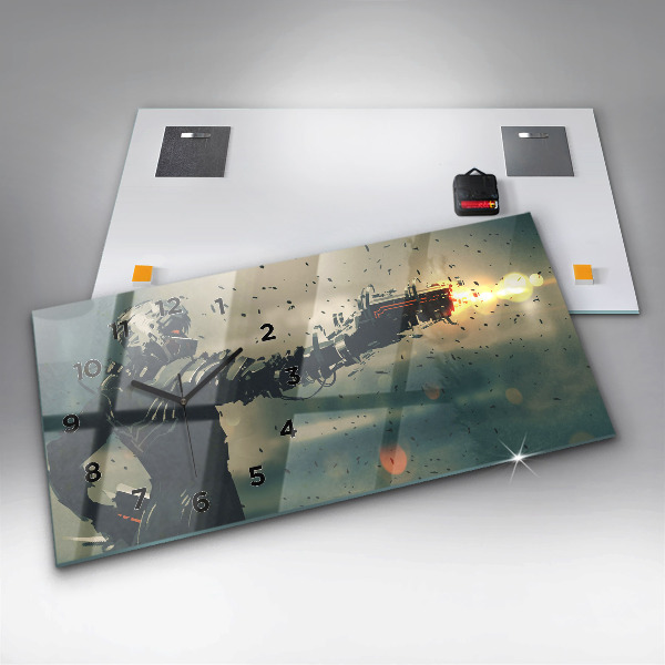 Zegar szklany poziomy Zabójcza broń gra