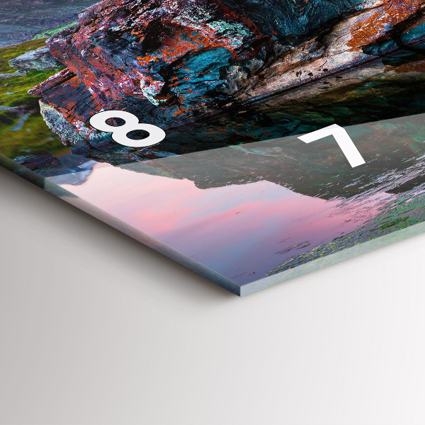 Zegar szklany poziomy Jezioro Stellisee Matterhorn