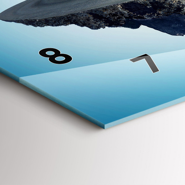 Zegar szklany poziomy Latająca wyspa