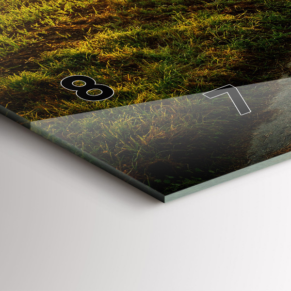 Zegar szklany poziomy Mgła o wschodzie słońca