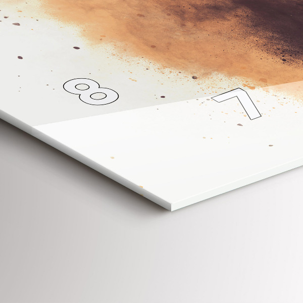 Zegar szklany poziomy Kobieta i rower