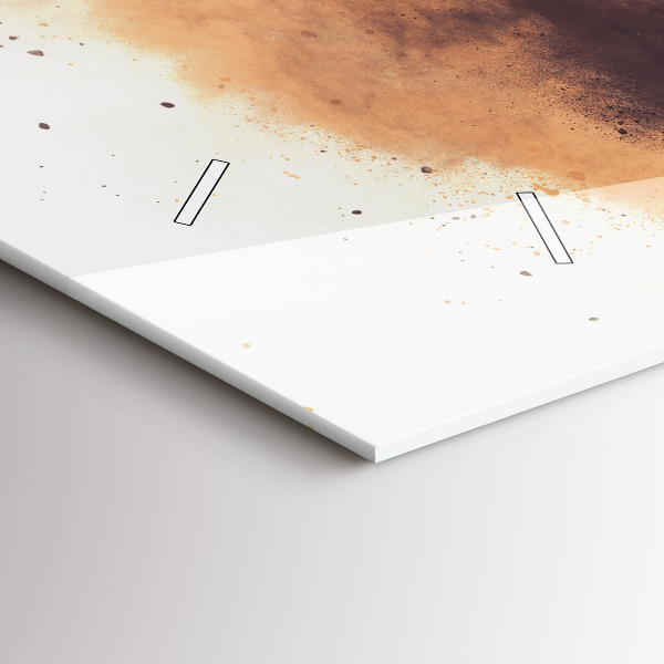 Zegar szklany poziomy Kobieta i rower