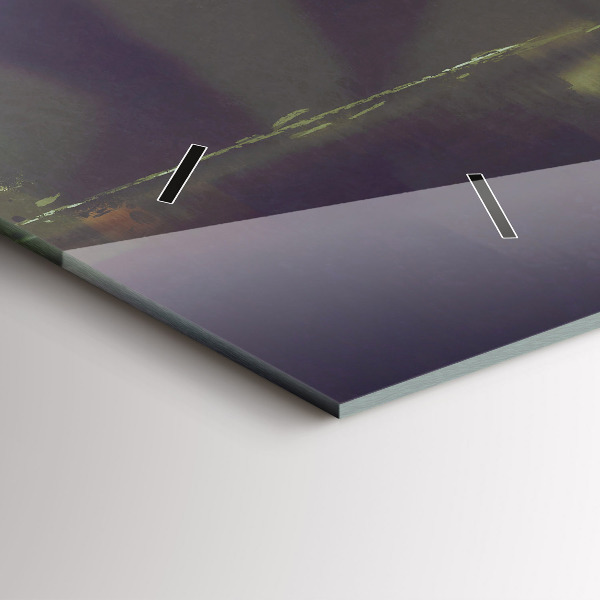 Zegar poziomy Ludzie z parasolami