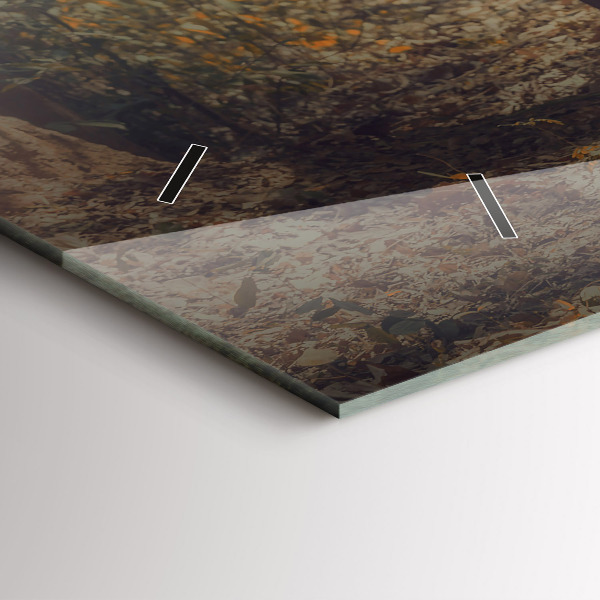 Zegar poziomy Mnich prowadzący słonie