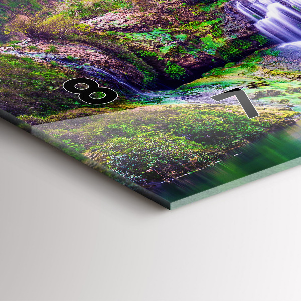 Zegar poziomy Wodospad Jiulong Chiny