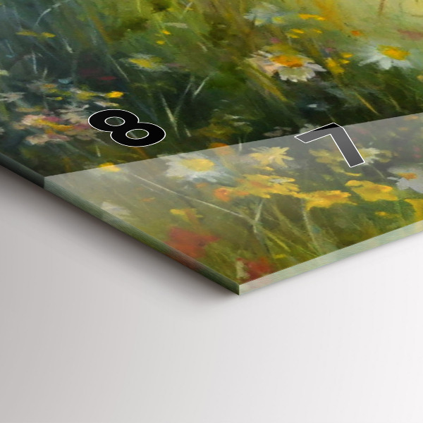 Zegar poziomy Piękna Kobieta Z Koniem