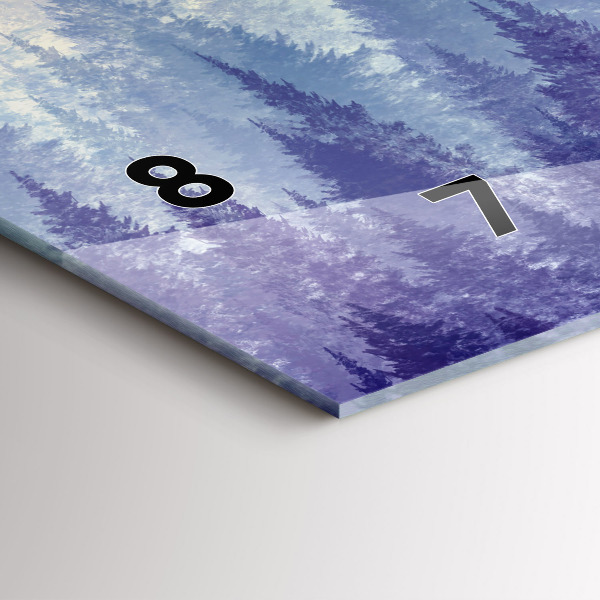 Zegar poziomy Las We Mgle