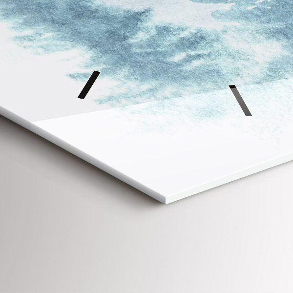 Zegar poziomy Zimowy las