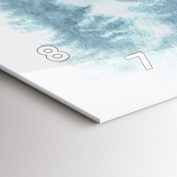 Zegar poziomy Zimowy las