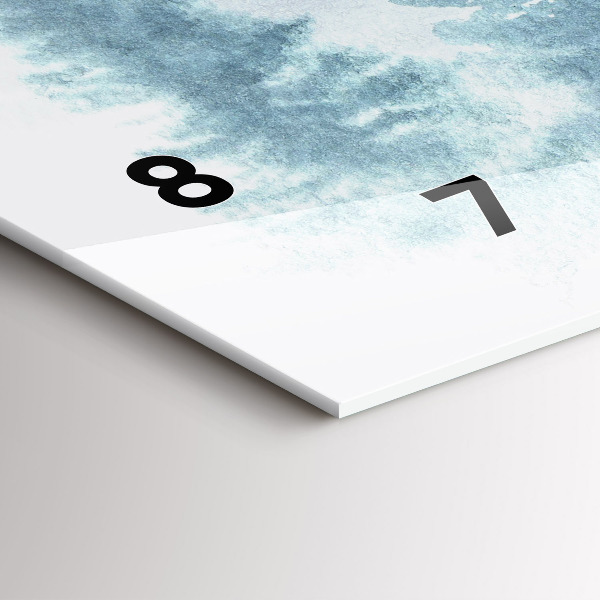 Zegar poziomy Zimowy las