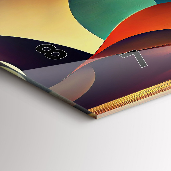 Zegar szklany poziomy Linie abstrakcyjne tło