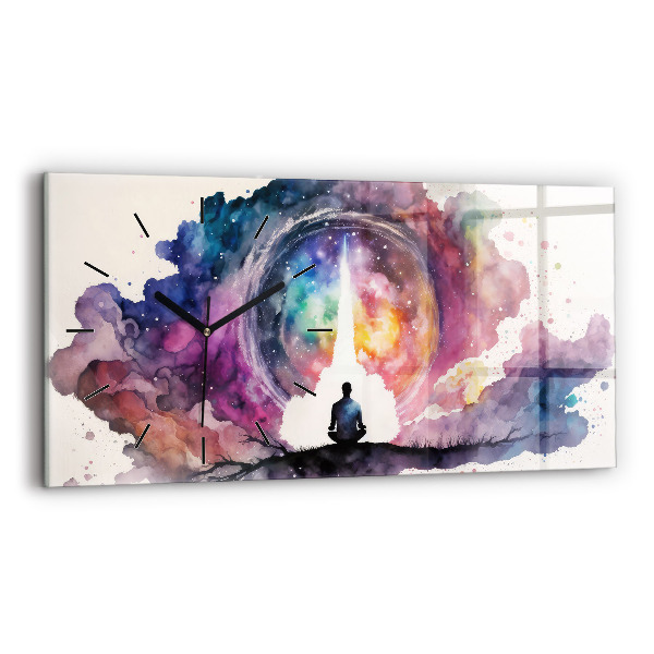 Zegar poziomy Medytacja styl życia