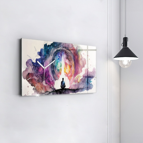 Zegar poziomy Medytacja styl życia