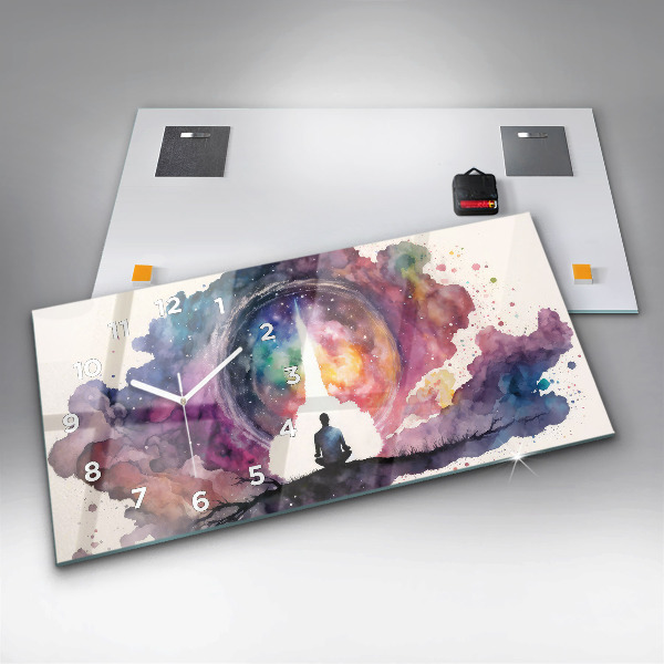 Zegar poziomy Medytacja styl życia