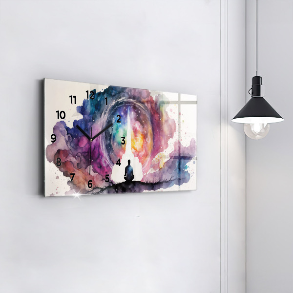 Zegar poziomy Medytacja styl życia