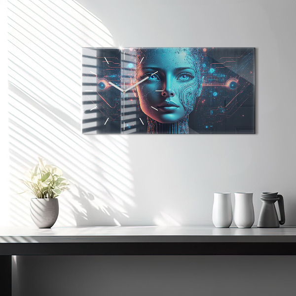 Zegar szklany poziomy Sztuczna inteligencja