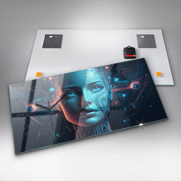Zegar szklany poziomy Sztuczna inteligencja