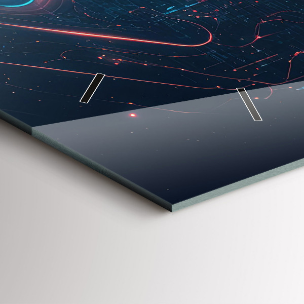 Zegar szklany poziomy Sztuczna inteligencja