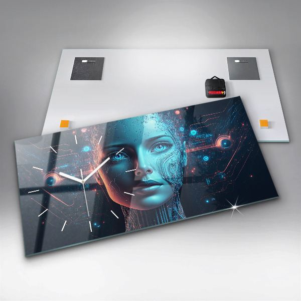 Zegar szklany poziomy Sztuczna inteligencja