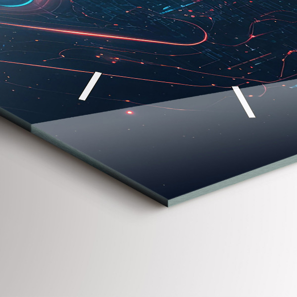 Zegar szklany poziomy Sztuczna inteligencja