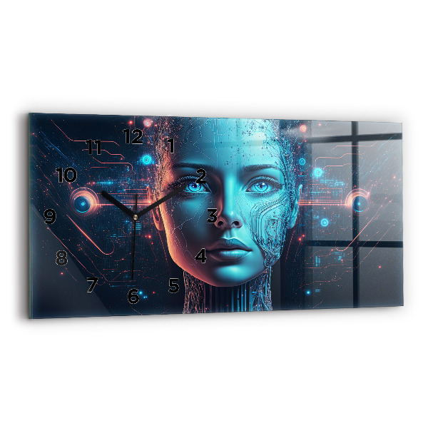 Zegar szklany poziomy Sztuczna inteligencja