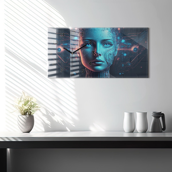 Zegar szklany poziomy Sztuczna inteligencja