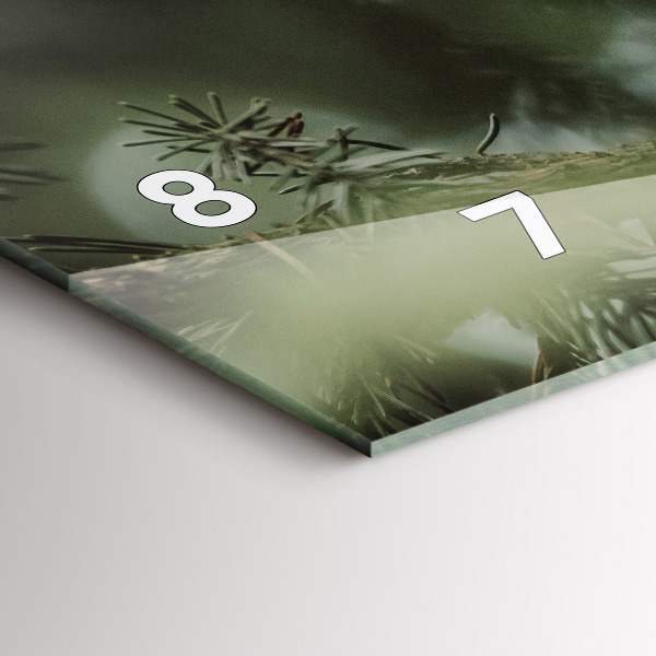 Zegar poziomy Wiewiórka i dzika natura