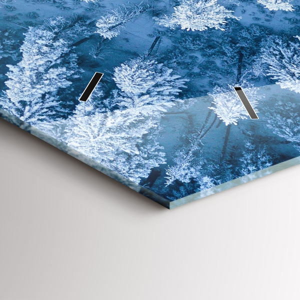 Zegar poziomy Las z lotu ptaka Dron