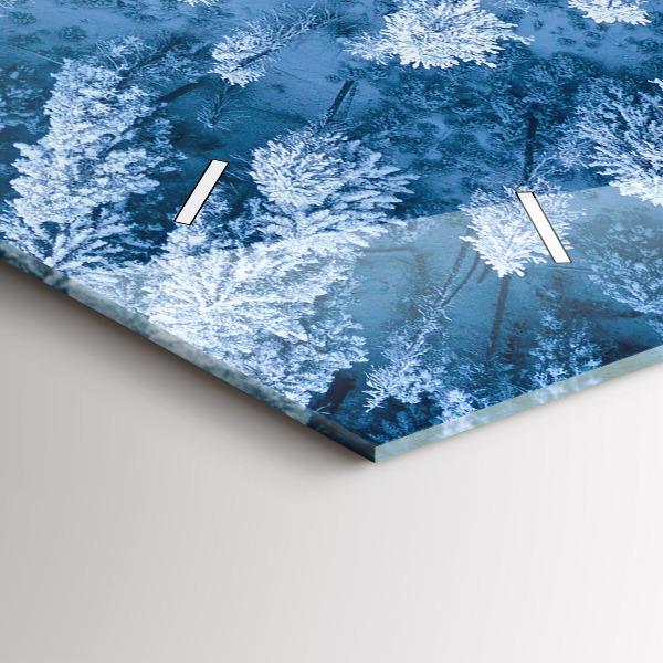 Zegar poziomy Las z lotu ptaka Dron