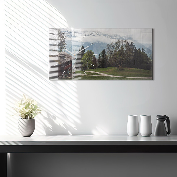 Zegar poziomy Widok na góry