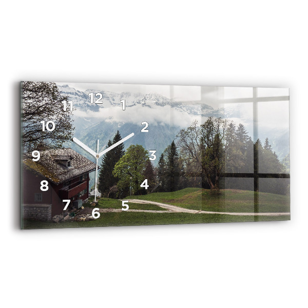 Zegar poziomy Widok na góry