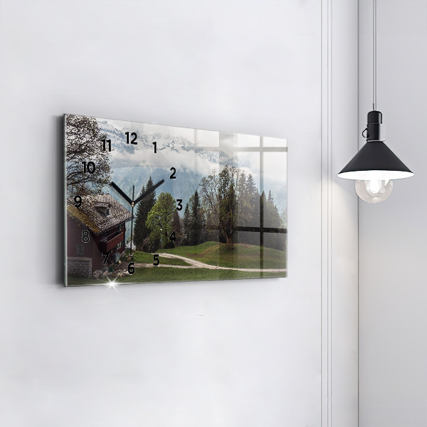 Zegar poziomy Widok na góry