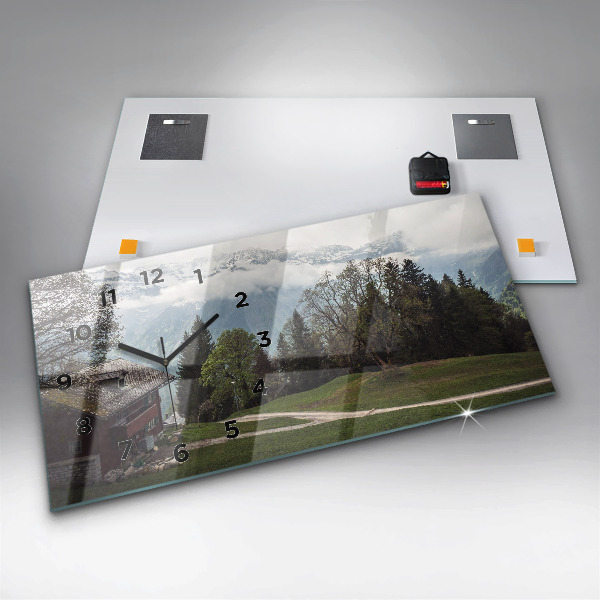 Zegar poziomy Widok na góry