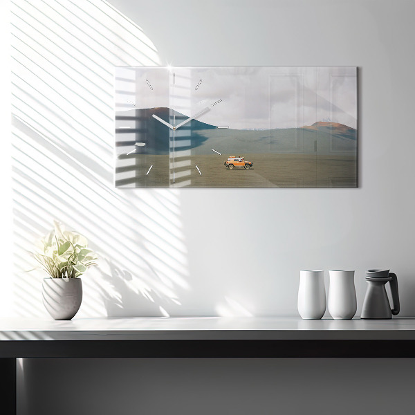 Zegar poziomy Pojazd na pustyni Kamczatka