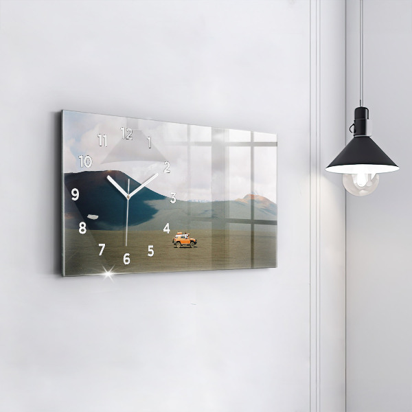 Zegar poziomy Pojazd na pustyni Kamczatka