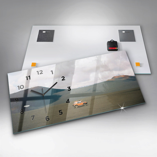 Zegar poziomy Pojazd na pustyni Kamczatka