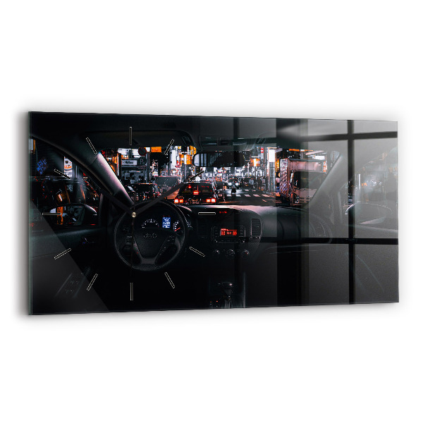 Zegar poziomy Samochód w Tokio