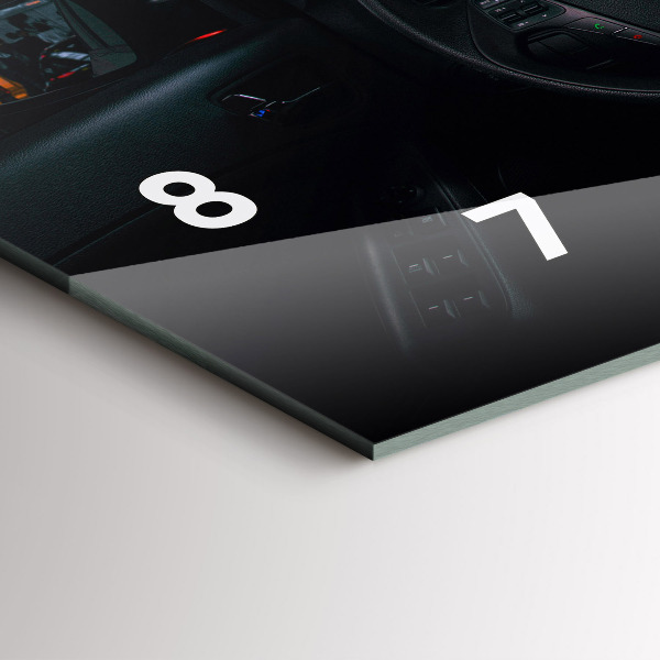 Zegar poziomy Samochód w Tokio