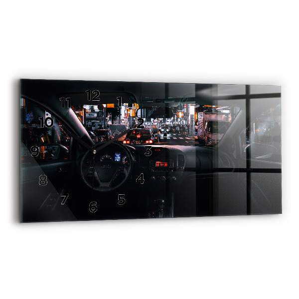 Zegar poziomy Samochód w Tokio