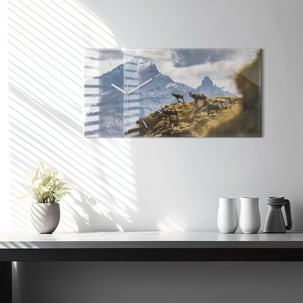 Zegar poziomy Koza w Dolinie Aosta